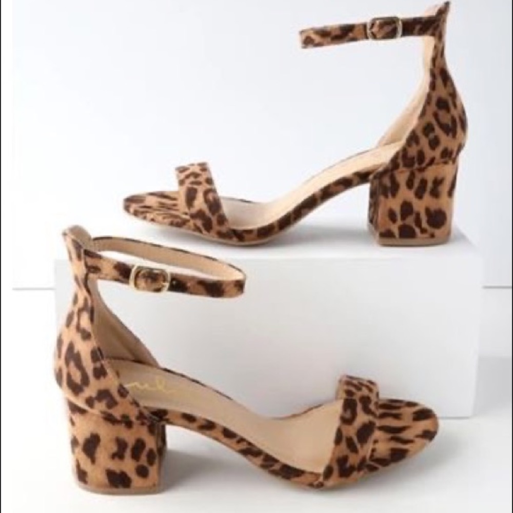 Leopard Print Heels